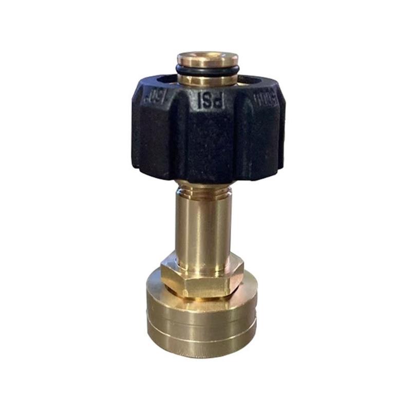 Quick Connects Brass Garden Hose Adapter Female Connector for High Pressure Washer Guns and 3/4Inch Garden Hose Systems