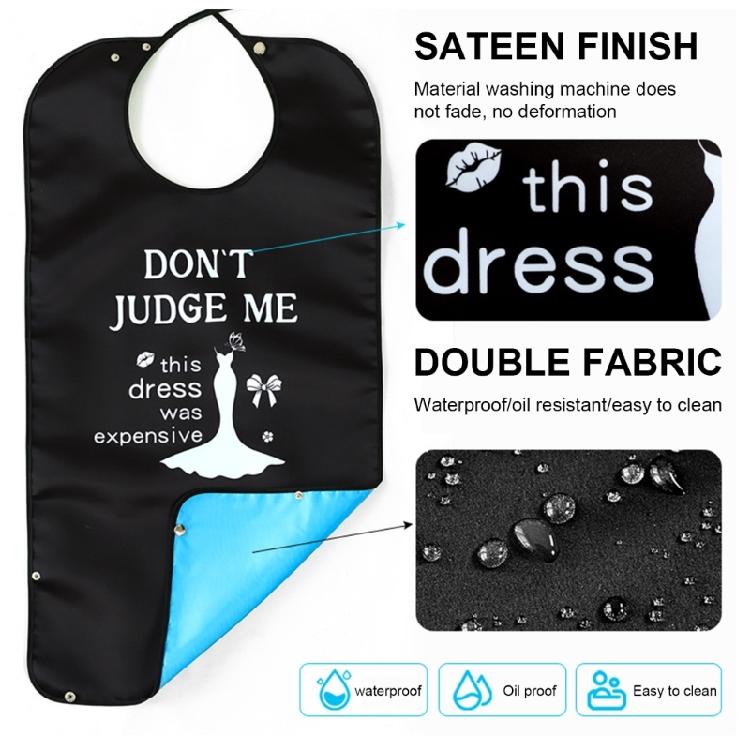 Adult Bib Reusable Bib Clothing Protection Bib Washable Bib Waterproof Bibs Easy to Use for Elderly Men