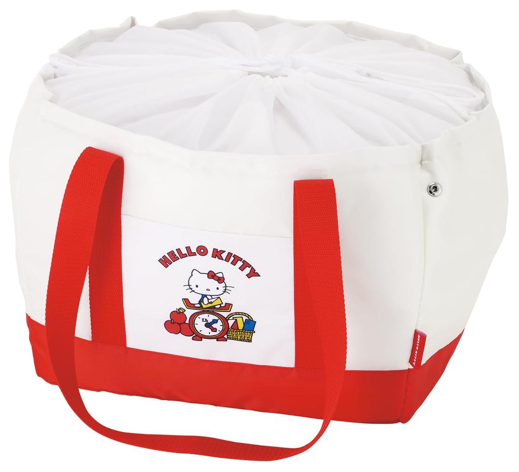 Skater Shopping Bag with 33 x 25 x 27 Sanrio Hello Kitty Retro 25 Drawstring, cm, Design, KBR61-A