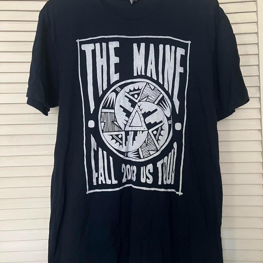 

The Maine band Fall 2013 US tour Cotton Black All Size T Shirt For Men UR317 Unisex T-Shirt XL