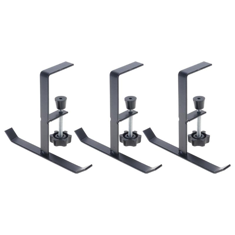Convenient Under Desk Hook Functional Nonstick Table Hook Portable Hanger for Keys Bags Headphones and More