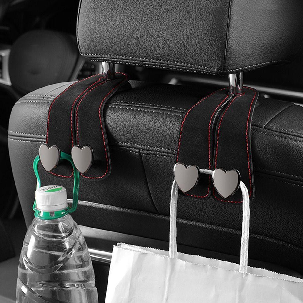 Universelle Kopfstützenhaken für Autositze Doppelhaken 2in1 Rücksitz-Organizer Regenschirme