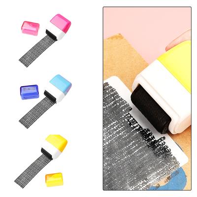 Identity Theft Prevention Roller Stamp Wide Roller Security Stamp for Mail Identity Blackout Privacy Confidential