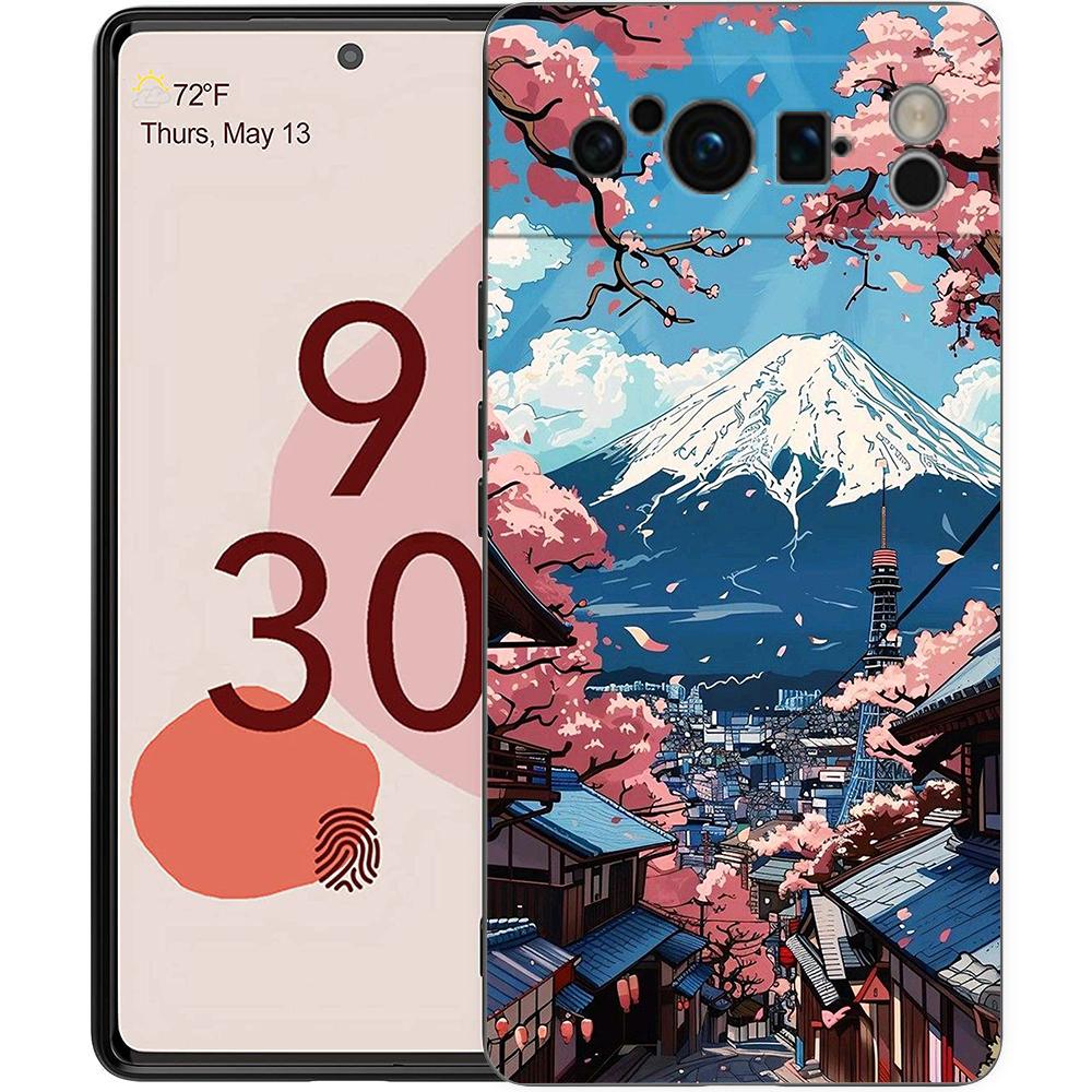 Landscape Japan Series Aestheticism Scenery Phone Case For Google Pixel 9 8 7 6 Pro XL 8A 6A 7A 5G Soft Shockproof TPU Cover