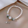 100% Natural Freshwater Pearl Elegant Colorful Crystal 14K Gold Filled Ladies Bracelet Promotion  For Women Cheap Gifts