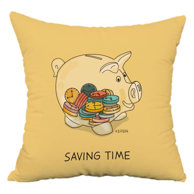 Cartoon Sofa Pillowcase Dormitory Decoration Office Living Room Home Pillowcase