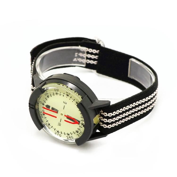 Cheap Price Comfortable Elastic Strap Underwater Diving Compass Pressure Corrosion Resistant Compass Watch With Luminous