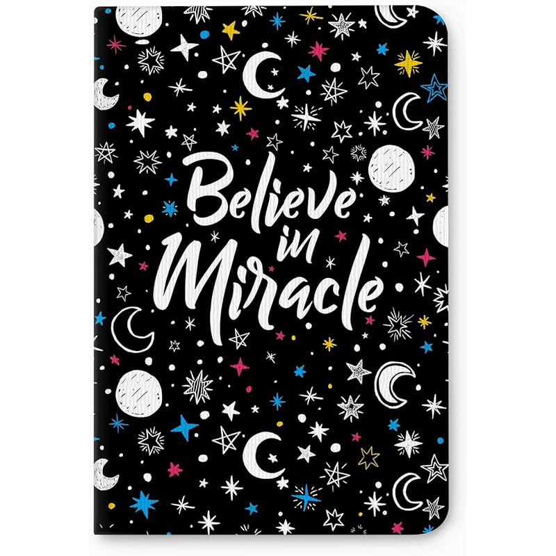 Factor Notes Notebook: 90 Gsm, B6, Ruled, 112 Pages Journal Diary (Believe In Miracle)