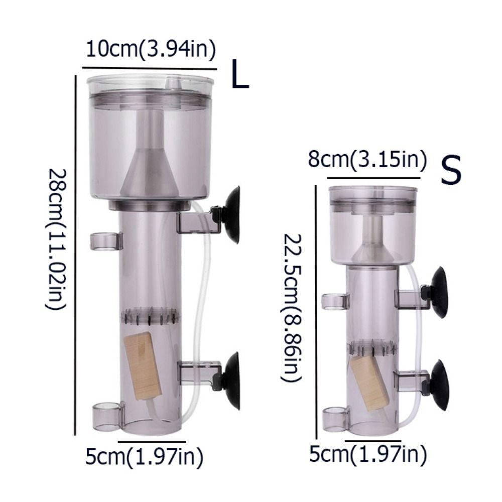 Plastic Aquarium Protein Skimmer Wall Mount Pneumatic Protein Separator Pneumatic Filter Aquarium