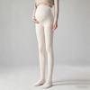 Leggings molletonnés de maternité: Coton Rayé, Collants de Soutien pour Printemps/Automne