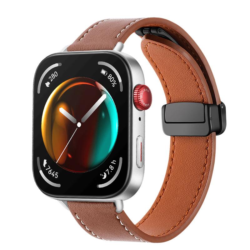 Cinturino in Pelle PU per Huawei watch Fit 3 Bracciale di Ricambio Cinturino Sportivo per Huawei Fit3 WatchBand Accessori per Braccialetto