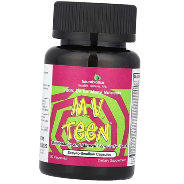 

Мультивитамины для подростков, M.V. Teen, FutureBiotics (36419013) 90caps