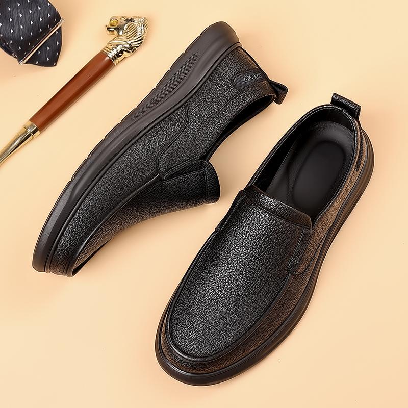 Fashion Men's Luxury Trendy Casual Flats Slip On Formal Loafers Simple Moccasins Non-Slip Comfy Driving Shoes Outdoor Leisure Walk Shoes