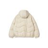 Logo Hooded Zipper Long Sleeve Down Jacket Men Jackets Beige VN000KCT2N11