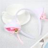 Cute Cat Fox Ears Headband Bell Bow Cosplay Halloween Party Fancy Costume Hair Accessories for Girls
