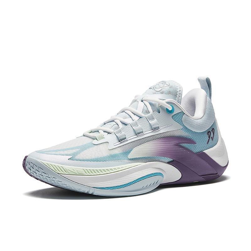 Anta Shunxi 1 MOP Nitrogen Technology Shock Absorption Durable Low-Top Basketball Shoes Men Sneakers Fantasy-Blue 912411110Q-3
