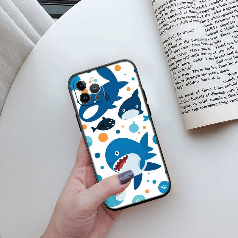 RT47 Deep Sea Shark Whale Case for Samsung Note 20 10 S25 S26 Plus Ultra Lite FE A51 A52 A53 A71 A72 A73 M20 M30 M21 M31 M51 A11 A70 A56 A26 A27