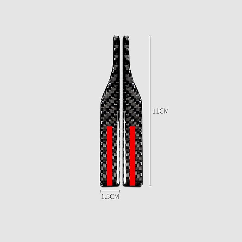 2-Pack Car Rearview Mirror Anti-Collision Strips, Reversing Mirror Anti-Scratch Strips, Universal Car Stickers