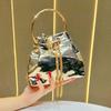 New Korean Style Minimalist Versatile Women Handbag, Niche Chain Bucket Purse, Elegant Lady Handheld Crossbody Evening Party Bag