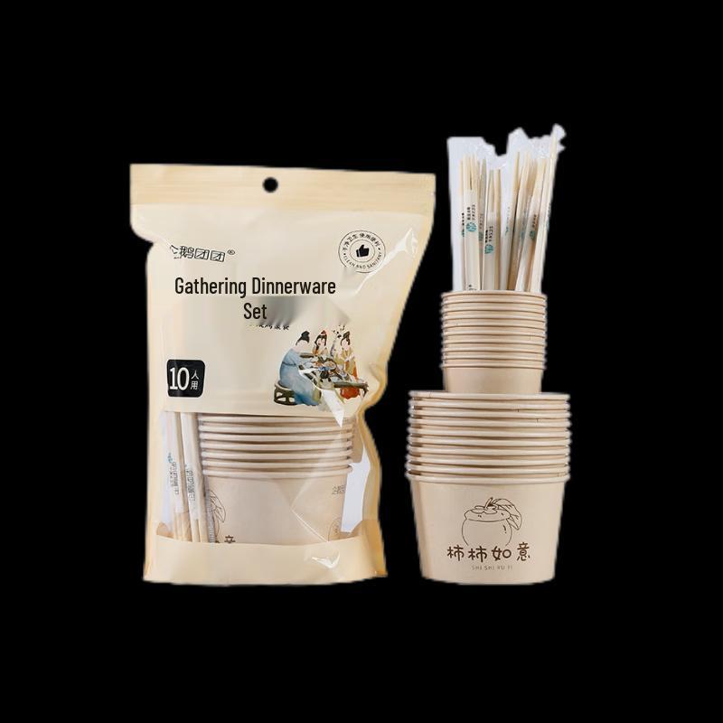 Penguin Group Disposable Tableware Set