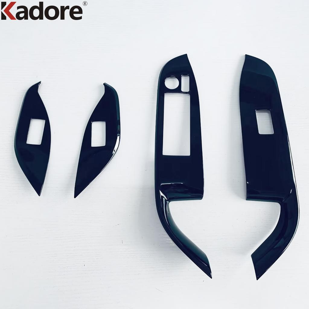 For Toyota Noah VOXY 90 -2025 2026 Carbon Fiber Car Interior Door Window Lift Switch Button Panel Cover Trim Accessories RHD