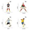 Football Star Badge Alloy Enamel Football Star Ball King Souvenir Clothes Accessories School Bag Decoration Brooch