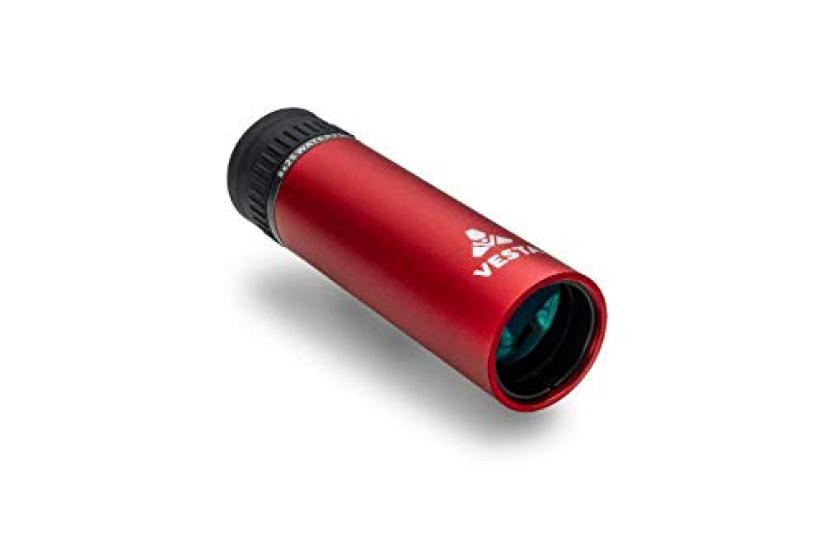 VESTA 8250M SR Monocular, Shear Red, 8x Magnification, 25mm Aperture (Shear Red)