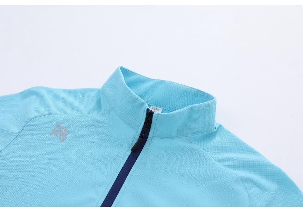 Adult & Children's Quick Dry Half-Zip Sports T-shirt for Table Tennis, Badminton & Fitness