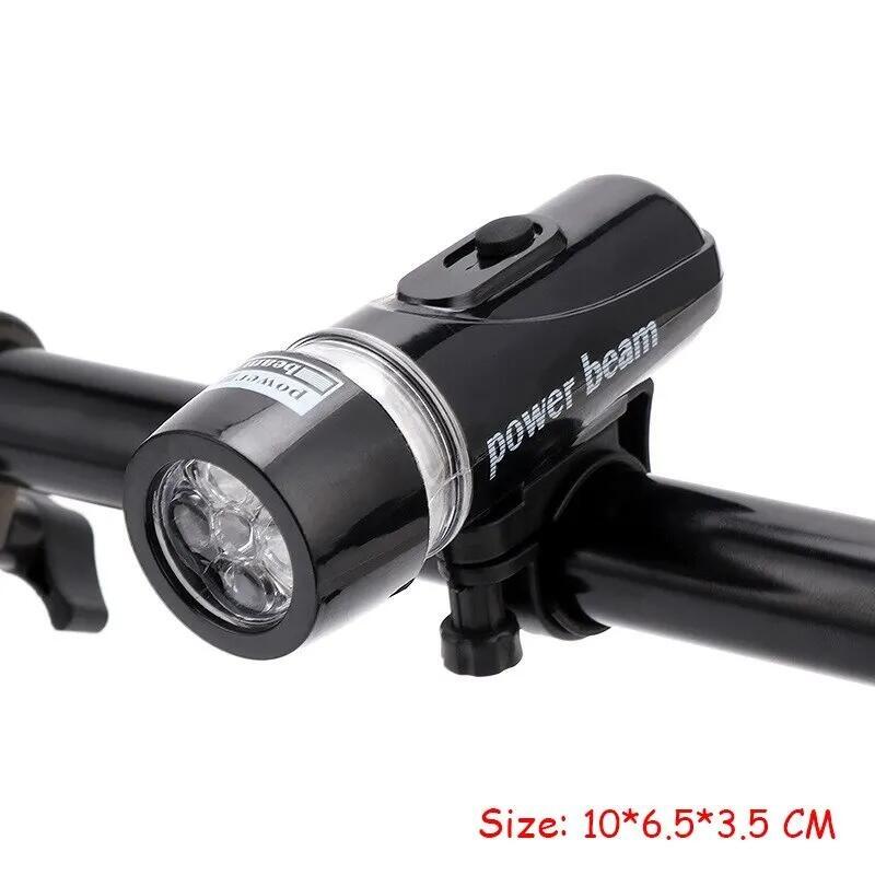5 LED Bike Light MTB Road Bicycle Headlight Butterfly Back Rear Taillight Cycling Safety Warning Light Bicycle Lamp Flashlight