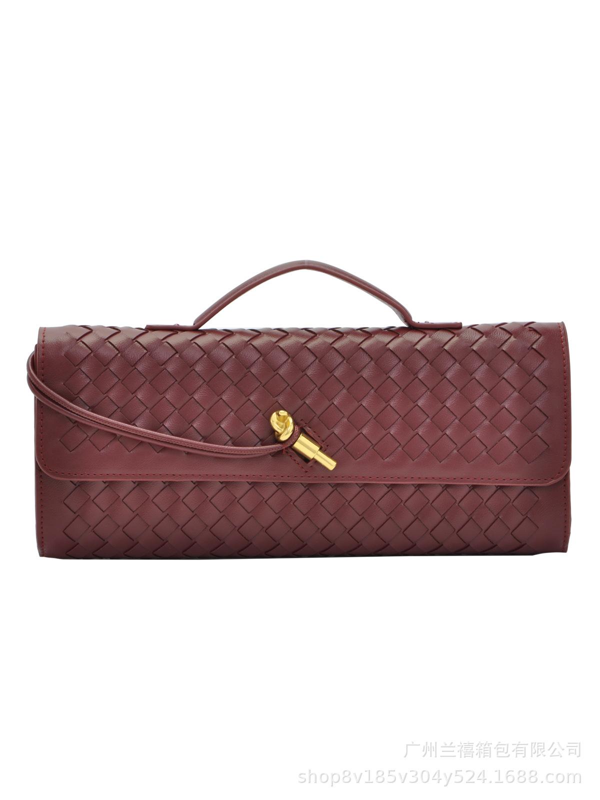 2025 новая женская плетеная сумка-орган на одно плечо