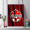 Canada national football Pattern  3pcs 100% Round Full Drill 5D DIY Diamond Painting Embroidery Cross Stitch Rhinestone Décor