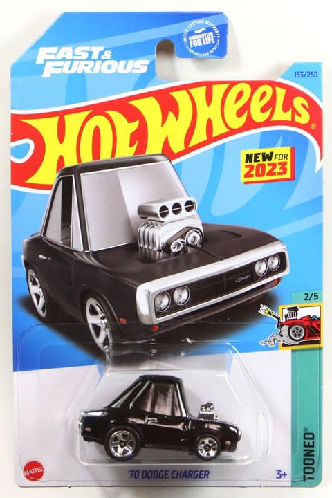 

Hot Wheels 2023 1970 Dodge Charger Black для #153 (Toondo) Fast & Furious/New 2023 [Элемент]