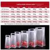 Eight-Sided Frosted Transparent Self-Sealing Thick Bag for Large Dried Fruit Storage