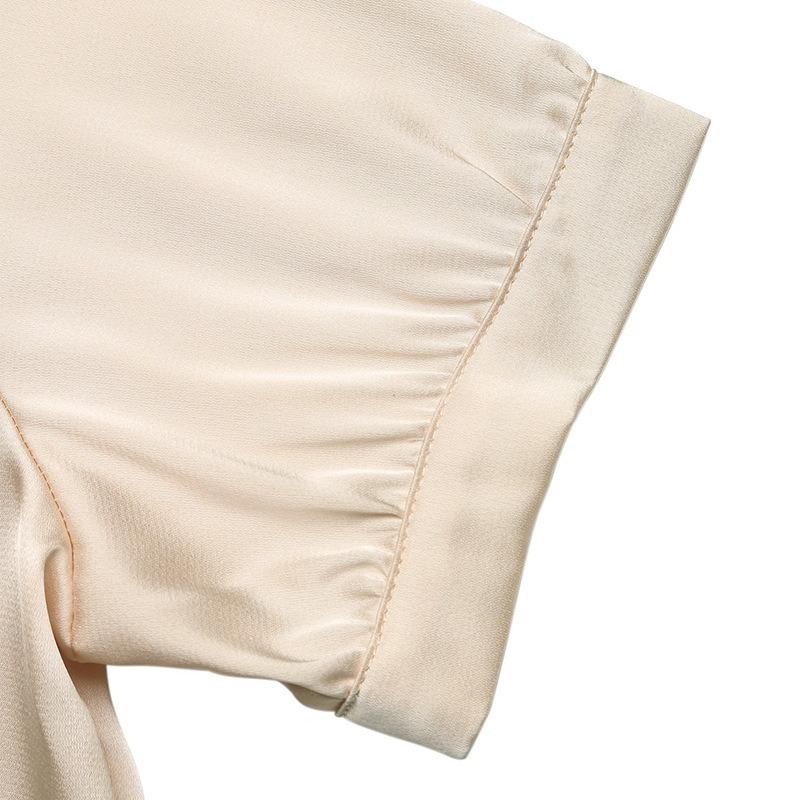 Tuta Corta Elegante Casual Estiva Monopezzo in Raso Liscio da Donna