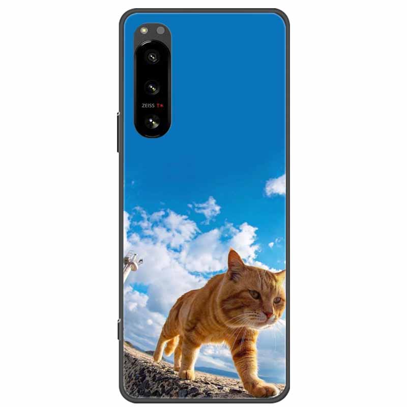 For Sony Xperia 5 III Case Soft TPU Cute Cats Silicone Protective Cover for Sony Xperia 5 II Phone Cases Xperia5 Cartoon Fundas