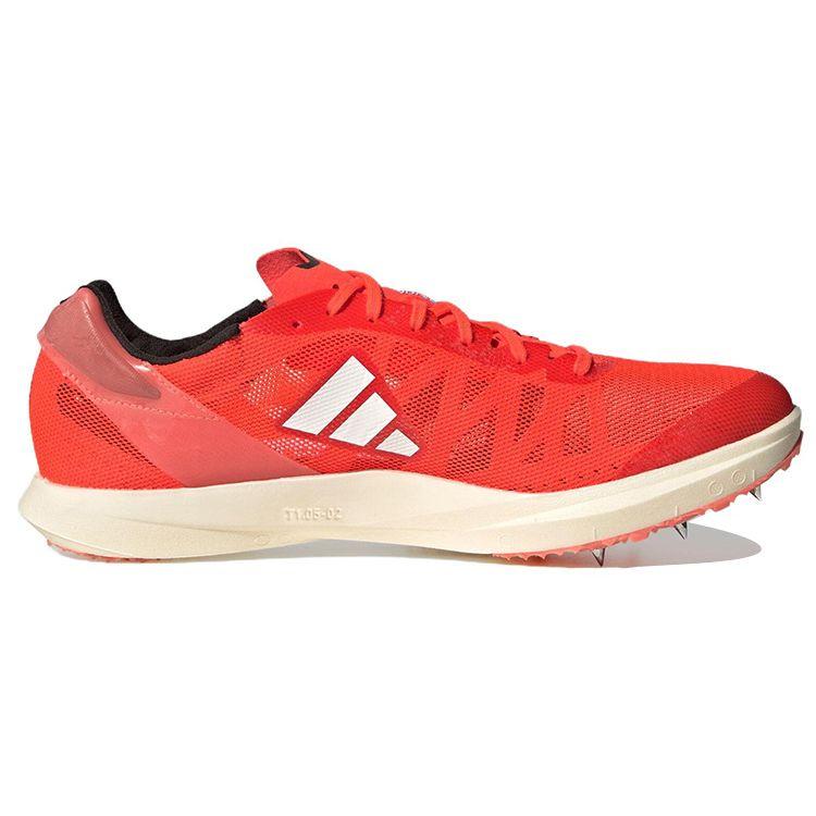 adidas Adizero Avanti Comfortable Lightweight Slip Resistant Durable Low Top Running Shoes Unisex Sneakers White Red HQ3778