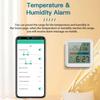 Tuya Naujas WiFi Temperatūros Drėgmės Jutiklis Smart Life Apšviečiamas Higrometras Termometras Jutiklis Palaiko Alexa Google Home Assistant