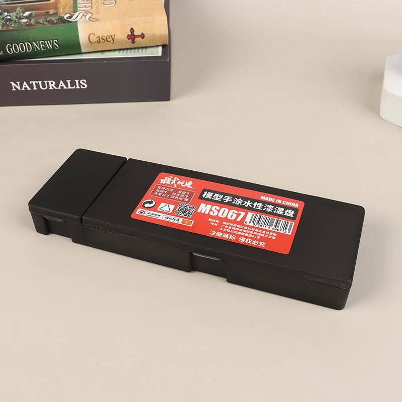 Tragbare Nasspalette für Miniaturmalerei und Acrylfarben. Die Malpalette hält Ihre Farbe länger feucht.