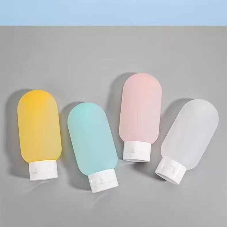 60ml Travel Cosmetic Bottles And Tubes Set, Portable Squeeze Lotion Shampoo Containers With Flip Cap, Leak Resistant Toiletry Kit For Vacation