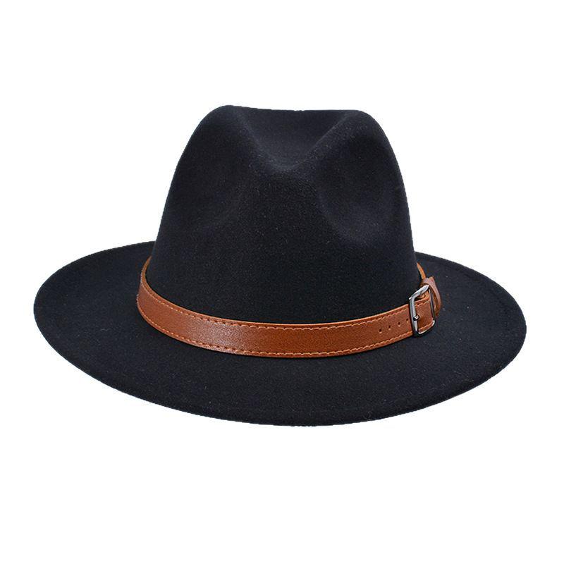 Men's Retro Wide-Brimmed Sun Hat - British Spring/Summer Jazz Style