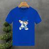 2025 Fashion New For Men's T-shirt High Quality 100% Cotton Bear Printing Summer Casual Cool Loose O-Neck T-Shirt Male Tops 2yk