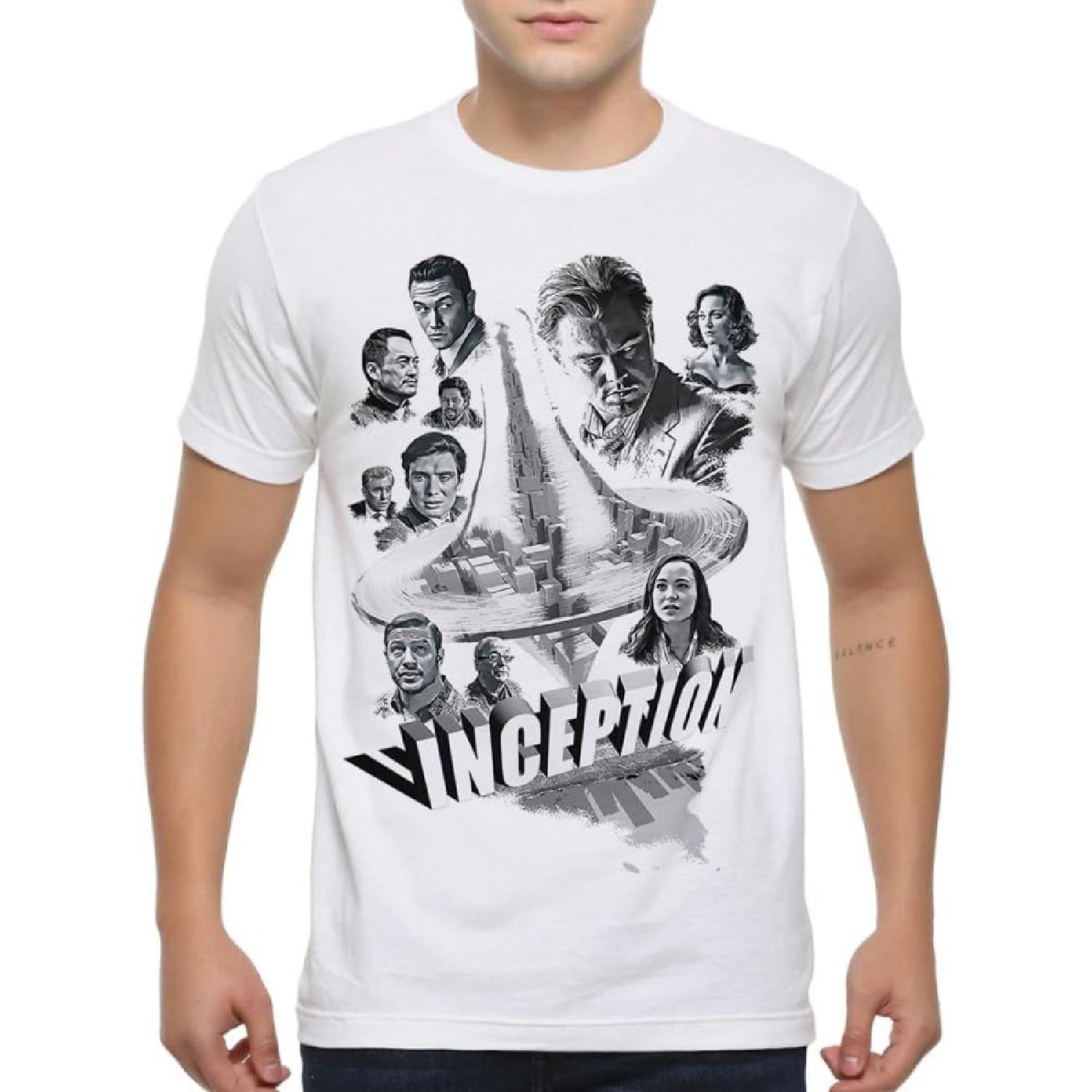 Inception by Christopher Nolan Movie T-Shirt XXXXXL белый