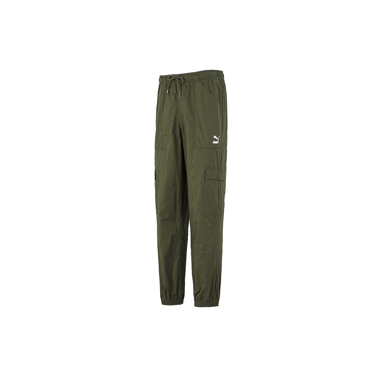 PUMA Classics Cuff Trousers Olivegreen Men s 533101-44 S