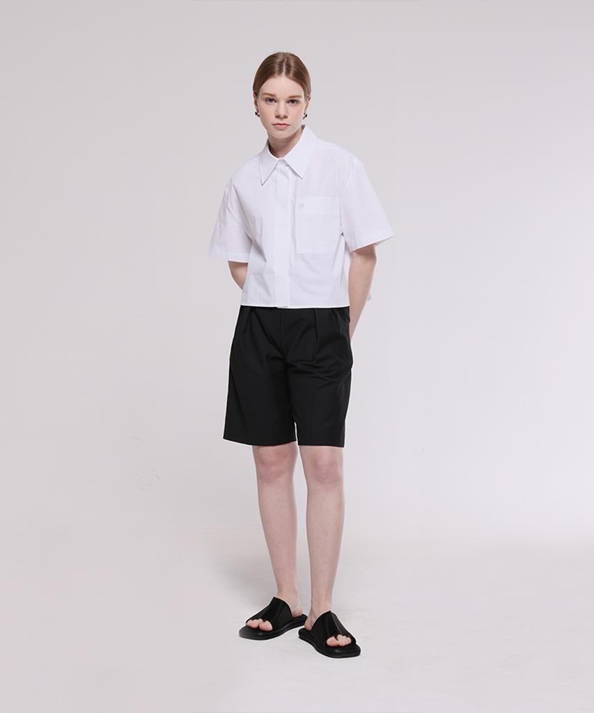 Kankeu Hidden Band Bermuda Shorts - Black