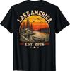 Lake America Since 2026 Retro Vintage (ON Back) T-Shirt