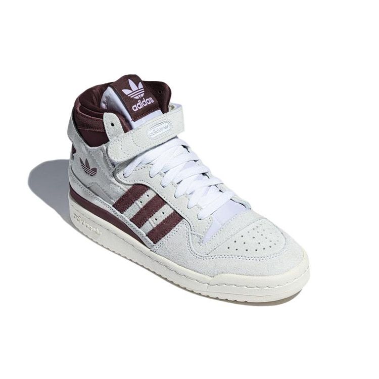Adidas Originals Forum 84 High Suede High-Top Skate Shoes Women Sneakers White Red GY0825