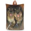 Flannel Throw Blanket Rock Hyrax Funny Meme Warm Plush Blankets Soft Bedding for Bed Living Room Home Picnic Couch