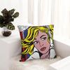 Roy Lichtenstein Pop Art Dekorační polštář Vánoční povlak na polštář Luxusní pohovkové polštáře Polštáře na dekorativní pohovku Potah