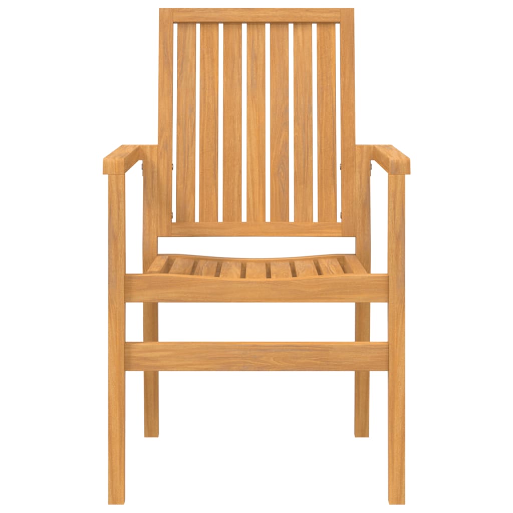 3 Piece Garden Dining Set Solid Teak Wood