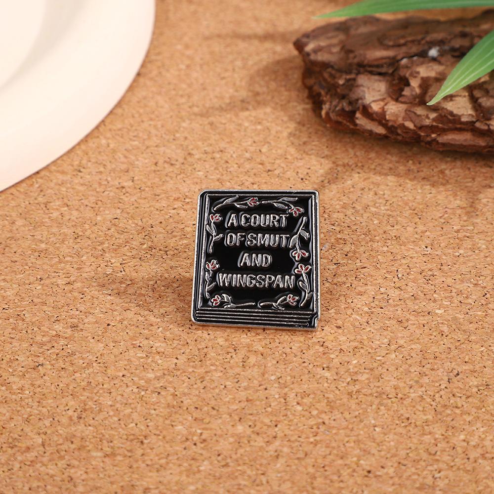Book Brooch Premium Light Luxury Jacket Bag Decoration Clothing Accessories Accessories